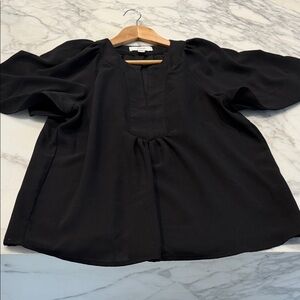 CeCe Black Blouse